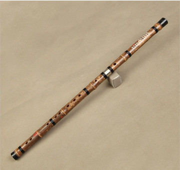 Professional Chinese Purple Bamboo Flute Dizi Instrument with Accessories