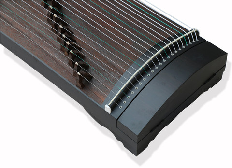 Exquisite Travel Size Black Sandalwood Guzheng Instrument Chinese Zither