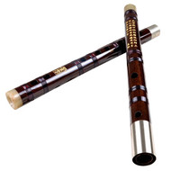 Kaufen Acheter Achat Kopen Buy Professional Level Chinese Rosy Sandalwood Flute Dizi Instrument with Accessories