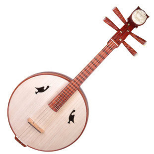 Buy Concert Grade Sandalwood Zhongruan Instrument Chinese Moon Guitar Ruan
