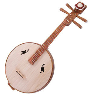 Kaufen Acheter Achat Kopen Buy Concert Grade Yellow Sandalwood Zhongruan Instrument Chinese Mandolin Ruan
