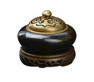 Kaufen Acheter Achat Kopen Buy Exquisite Black Sandalwood & Copper Censer for Guqin
