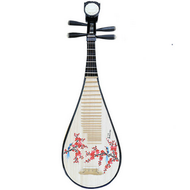 Buy Exquisite Chinese Travel Size Hardwood Pipa Instrument Chinese Lute With Accessories