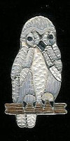 Zuni Owl Multi-Inlay Pin/Pendant Pablita Quam ZP23 SOLD