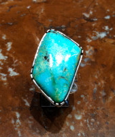 RINGS NAVAJO SILVER TURQUOISE K SOLD