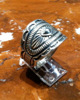 RINGS NAVAJO SILVER OVAL White SOLD 