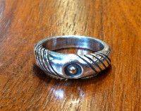 RINGS NAVAJO SILVER BAND Jimmy King Style SOLD