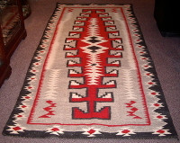 Navajo Indian Rug Klagetoh Runner 1930's SOLD