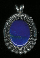 PENDANT NAVAJO STERLING SILVER & LAPIS Jeanette Dale SOLD