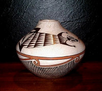 Pottery Hopi Sylvia Naha AKA Featherwoman PH42