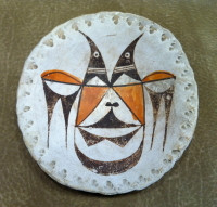 Pottery Acoma Polychrome Bowl Unsigned 1950's SOLD