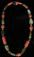 BRUCE ECKHARDT NECKLACES GOLD TURQUOISE CORAL