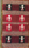 Navajo Indian Rug Two Faced Weaving 1960's