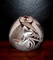Pottery Hopi Sylvia Naha AKA Featherwoman H35