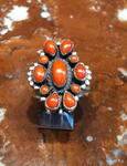 Feeney Coral Rings SOLD