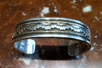 BRACELETS NAVAJO SILVER Darin Bill SOLD