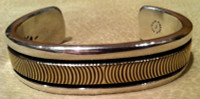 BRACELETS NAVAJO GOLD & SILVER Bruce Morgan BNGSBM55 SOLD