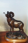 BRONZE Gerald Balciar World Record Chadwick Ram Rocky Mountain Sheep SOLD