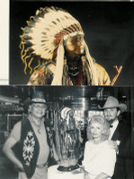 "BRONZE Don Baker "Southern Cheyenne Chief"