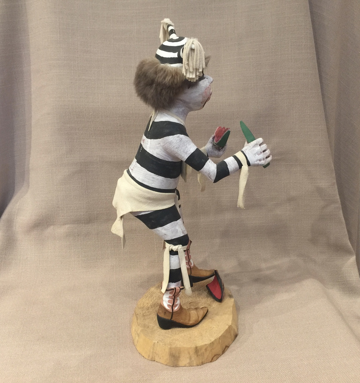 KACHINA CLARENCE CLEVELAND KOSHARI CLOWN SOLD - Mudhead Gallery