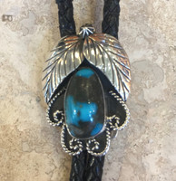 BOLO TIE SMALL OVAL BISBEE TURQUOISE SOLD