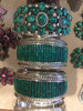 This photo shows just one more style of bracelet in Malachite to choose from...