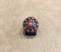 ZUNI CORAL CLUSTER SMALL RARE ROUND RING DW SOLD