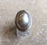 RING DOMED STERLING SILVER CONTEMPORARY GEORG JENSEN SIZE 10