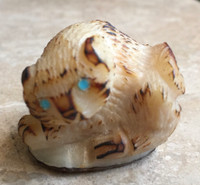 ZUNI NUT CARVING CAT COUGAR MOUNTAIN LION PUMA OTTER AVERY LAMY SOLD