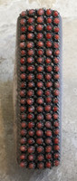 RING ZUNI CORAL PETTIPOINT 105 STONES 8 1/2 