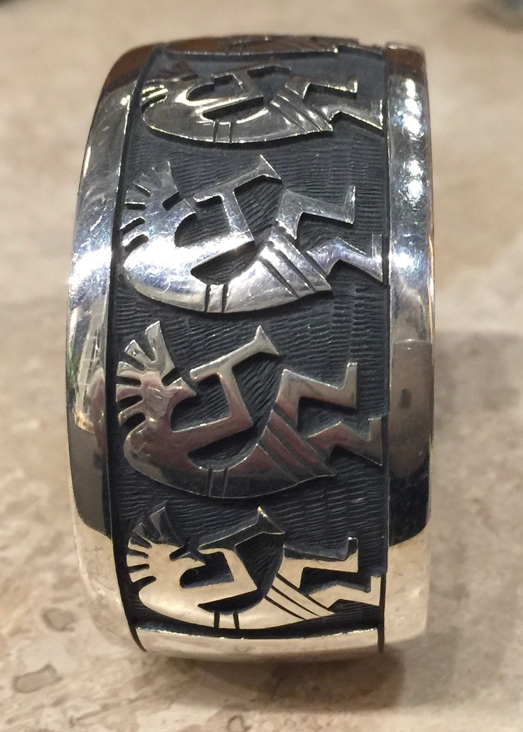 Bradley Gashwazra Hopi Cuff Sterling Silver Native American