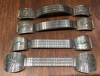 PAWN WATCHBANDS HOPI MAN IN THE MAZE TOP TO BOTTOM 1-4 _4