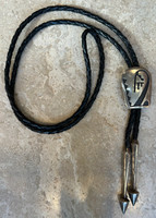 BOLO TIES HOPI SHAROLD NUTUMYA HOPICRAFTS ABSTRACT DESIGN