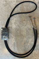 BOLO TIE HOPI FIGURATIVE KACHINA FLOYD LOMAYAKTEWA