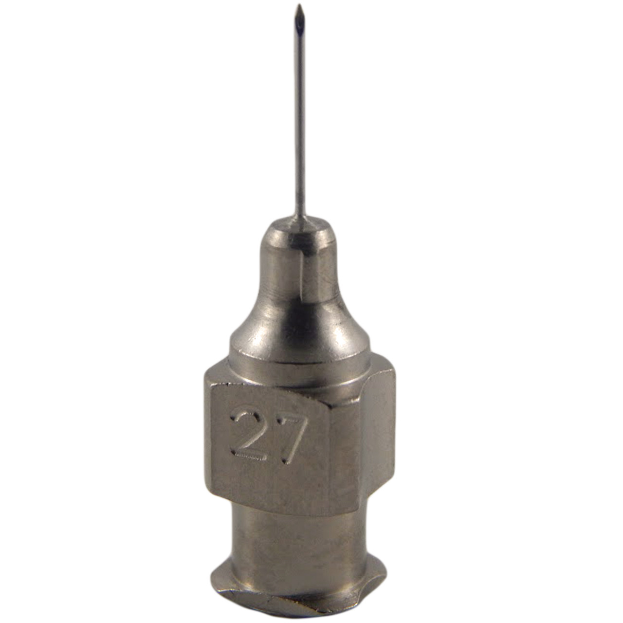 Hypodermic Needles 27g x 3/8" Plated Brass Hub (Box of 12) Cadence