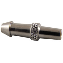 ML to 1/8-3/16" Hose End Large Bore (Plated Brass) (Individual)