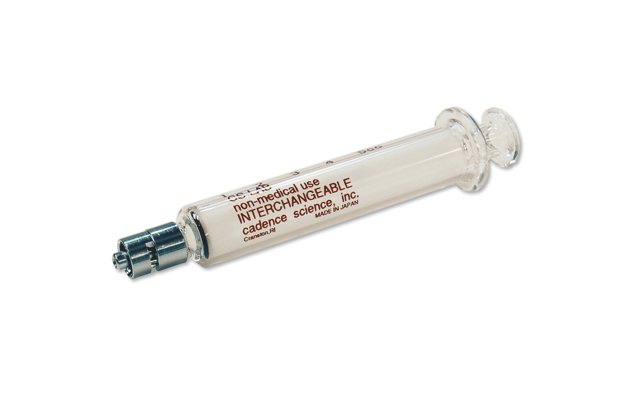 CS Lab Interchangeable Glass Syringes 5ml, lock tip (Box of 12