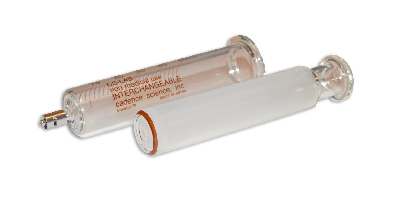 CS Lab Interchangeable Glass Syringes 50ml, lock tip (Individual) Cadence Science