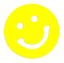 Tanning Stickers Smiley Face 1000 Count Roll