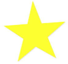 Tanning Stickers Star 1000 Count Roll