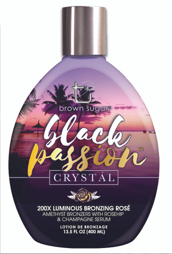 Tan Inc. Brown Sugar Black Crystal Tanning Lotion with Bronzers. 13.5 fl oz
