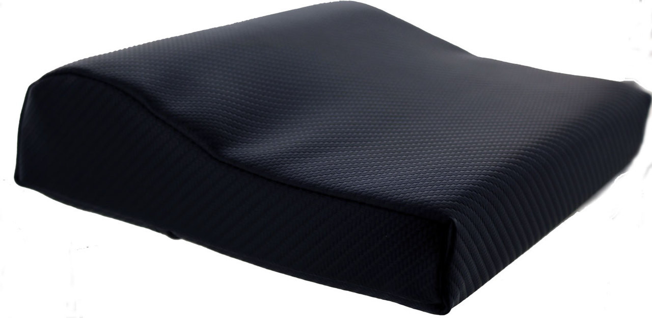 Black Vinyl Contoured Tanning Bed Pillow