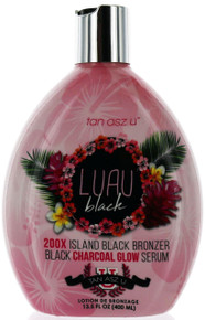 Luau Black Tanning Lotion with Black Bronzers by Tan Asz U