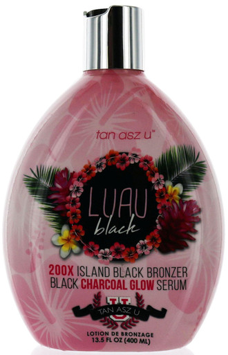 Luau Black Tanning Lotion with Black Bronzers by Tan Asz U