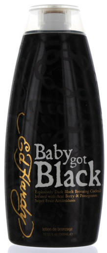 Ed Hardy Baby Got Black Tanning Lotion with Explosively Dark Black Bronzing Cocktail. 10 fl oz