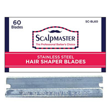 Scalpmaster Hair Shaper Blades 60 Pack SC-BL6032
