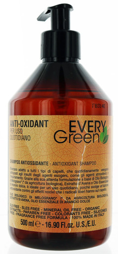 Every Green Anti-Oxidant Shampoo for all types of hair. 16.9 fl oz