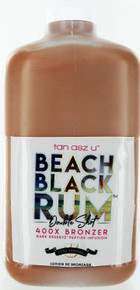 Tan Asz U Beach Black Rum Tanning Lotion with 400X Bronzer in convenient professional size, 64 fl oz