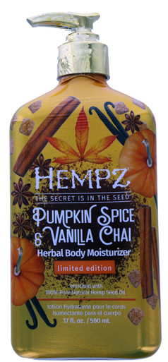 Hempz Pumpkin Spice & Vanilla Chai Herbal Body Moisturizer 