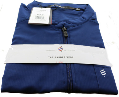 The Barber Vest. XL Blue by Barber Strong 